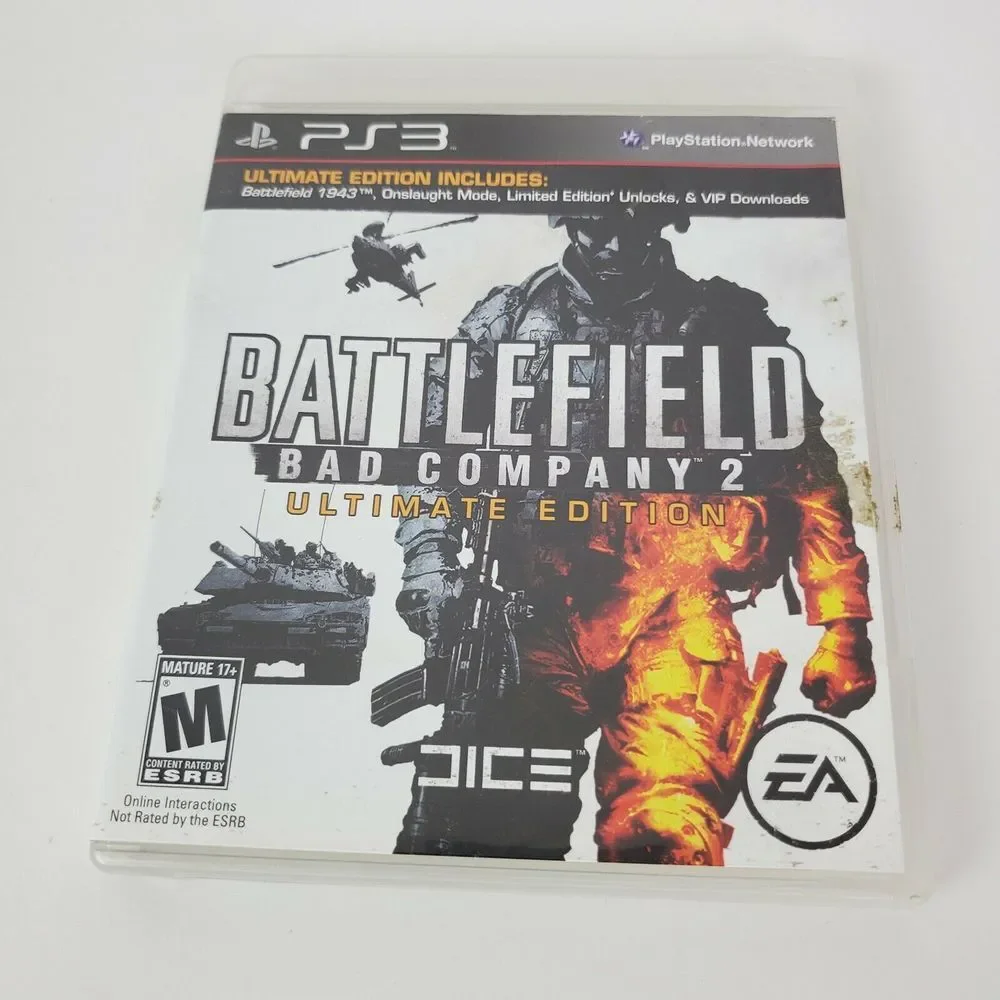 Battlefield Bad Company‎ 2 Ultimate Edition PS3 PlayStation 3 Complete Game